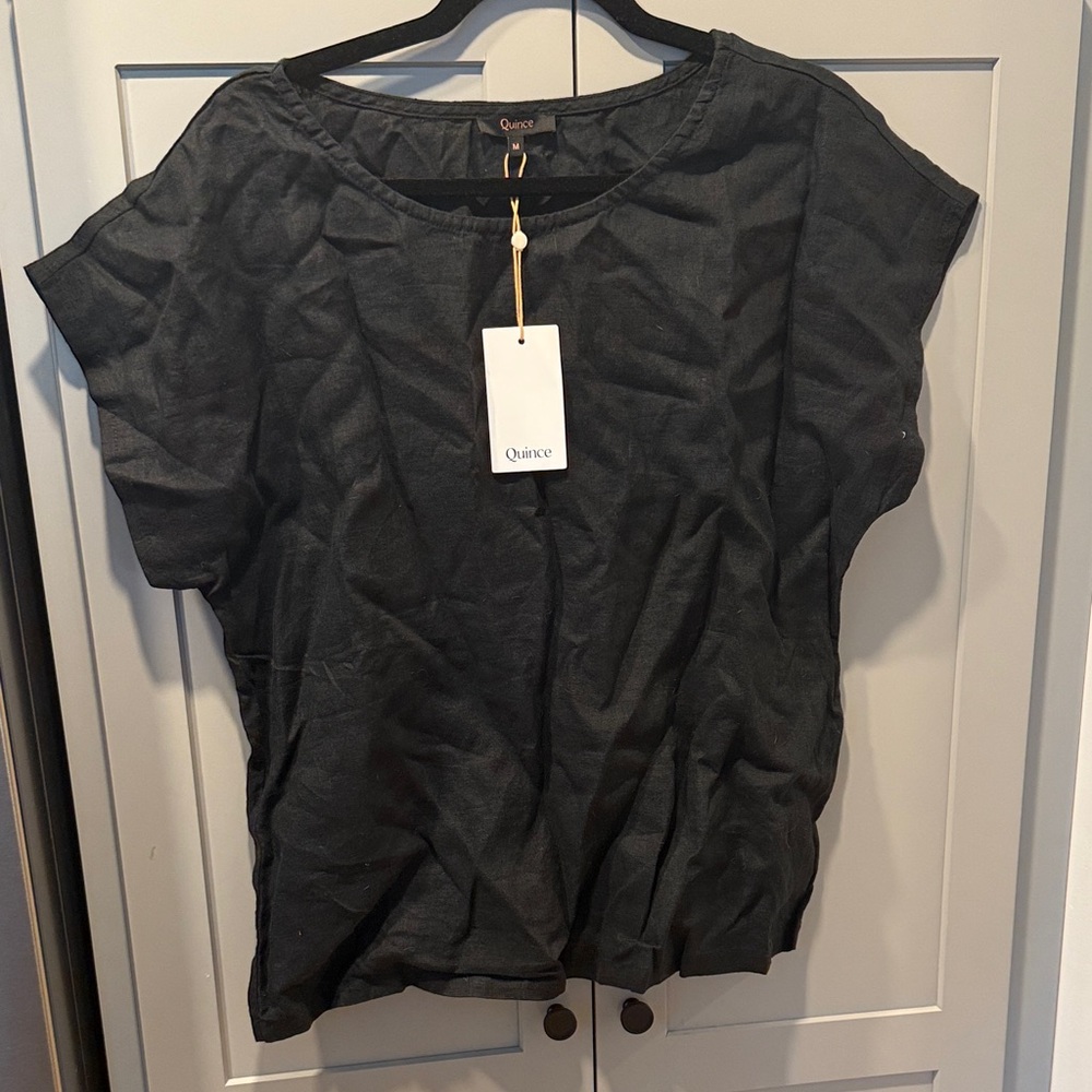Quince Charcoal Short Sleeve Women's Tee